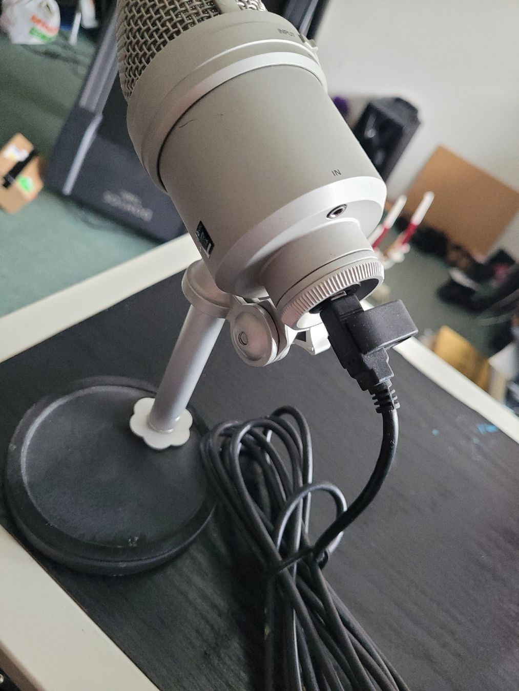 Microphones: Samson G-Track USB-Mikrofon mit Ständer – Neuf (Voir description) à Bassersdorf par K1966 1