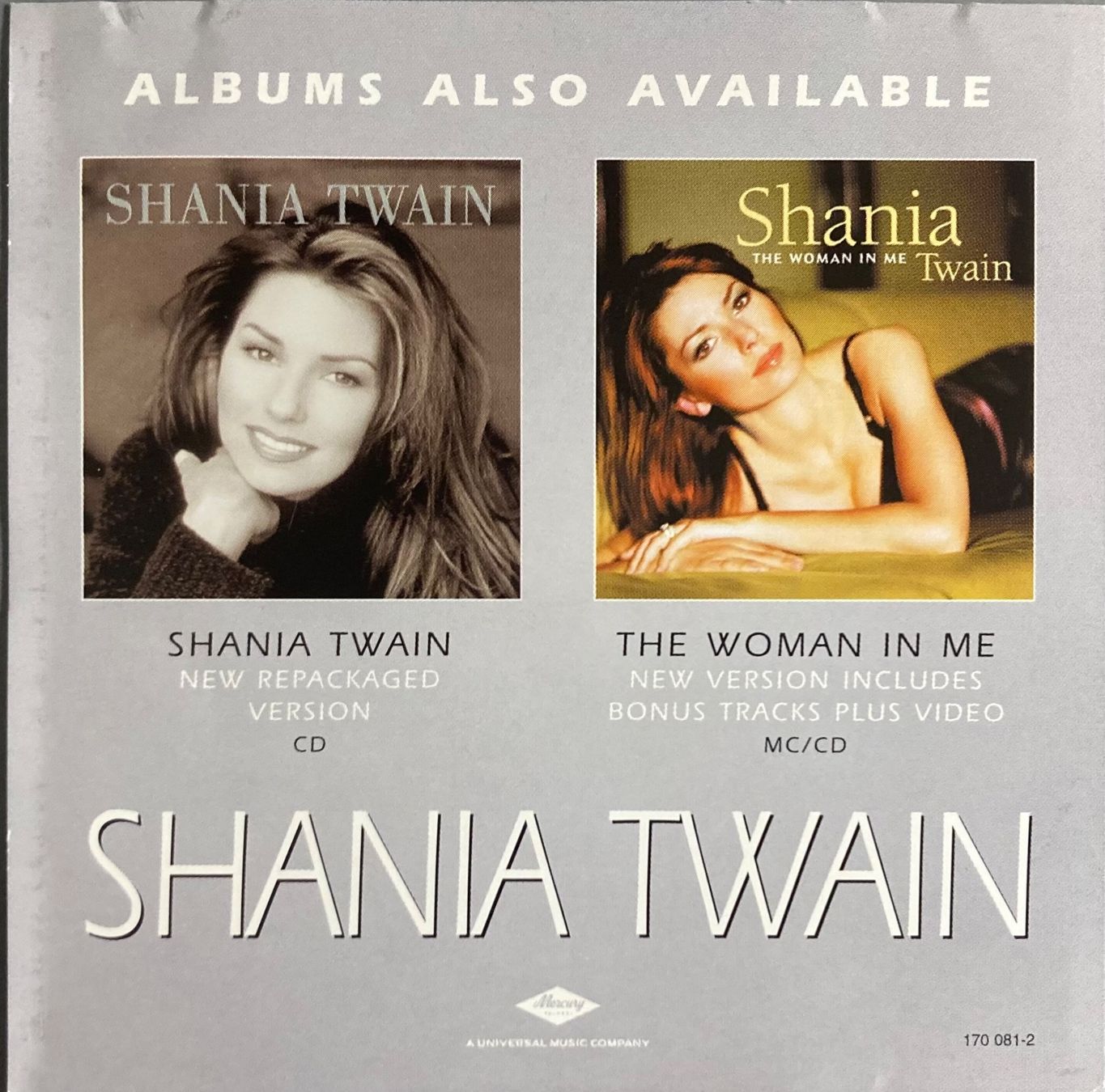 CDs: SHANIA TWAIN - COME ON OVER – Gebraucht aus Poliez-Pittet von Newtown-Records 1