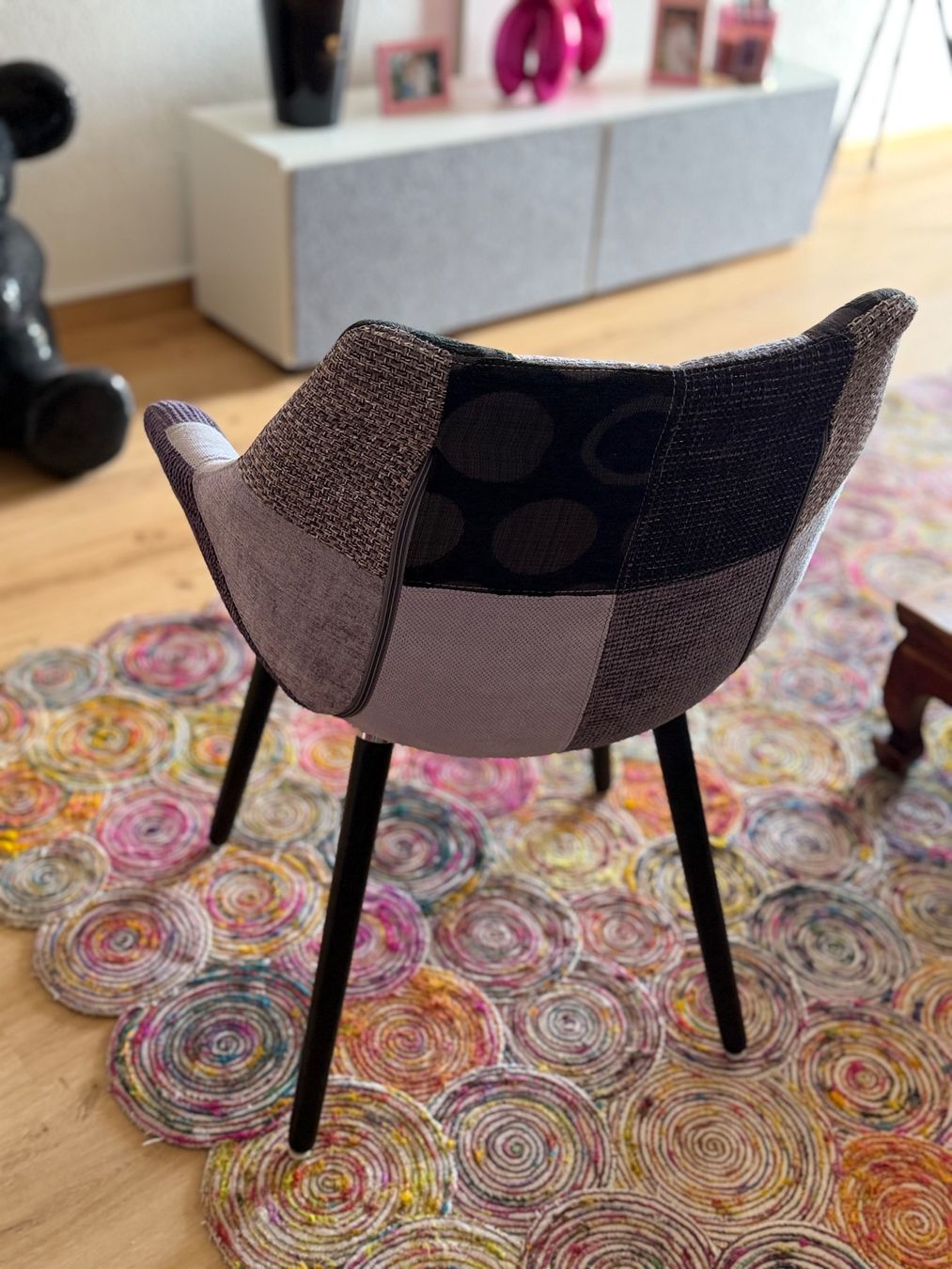 Sedie: Design-Esszimmerstühle im Patchwork-Look – Usato da Zürich venduto da gregpan 6