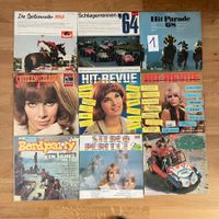 9 LP (Lot 1): SCHLAGER HITPARADE HIT-REVUE PARTY (Ex Libris)