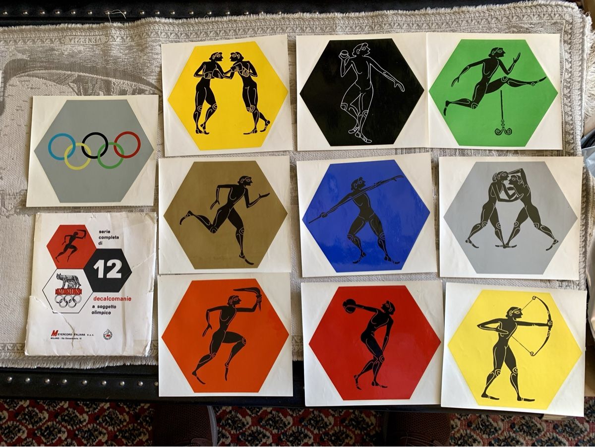 Aufkleber: Décalcomanies Jeux olympiques Rome 1960 – Neu und originalverpackt aus St-Blaise von phi_qgy9