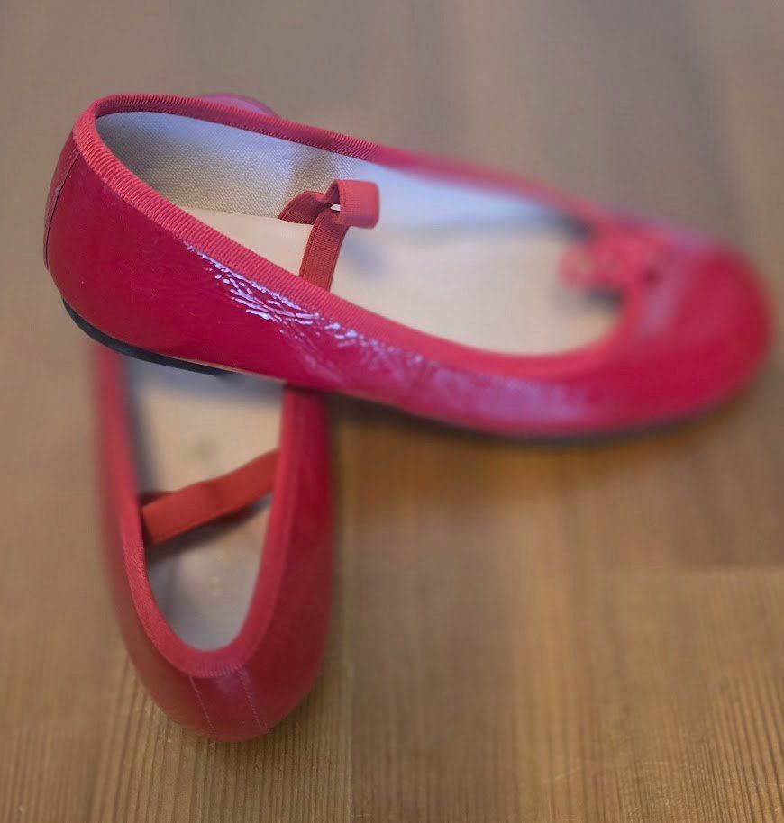 Scarpe per ragazze: rote Lack Pretty Ballerinas,  Grösse 34 – Usato da Meggen venduto da Scollection 2