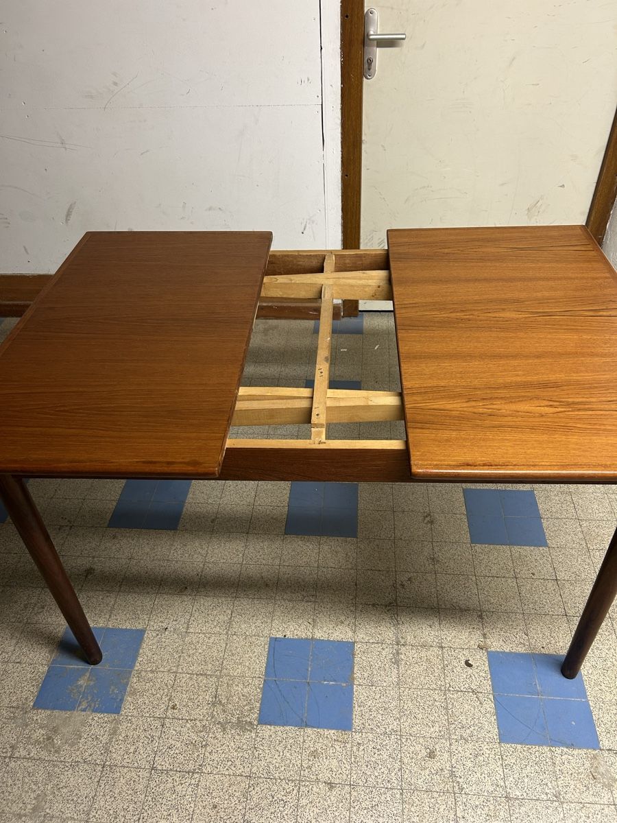 Tavoli: Table vintage scandinave en teck, extensible et stylée. – Usato da Vernier venduto da Leandro055 8