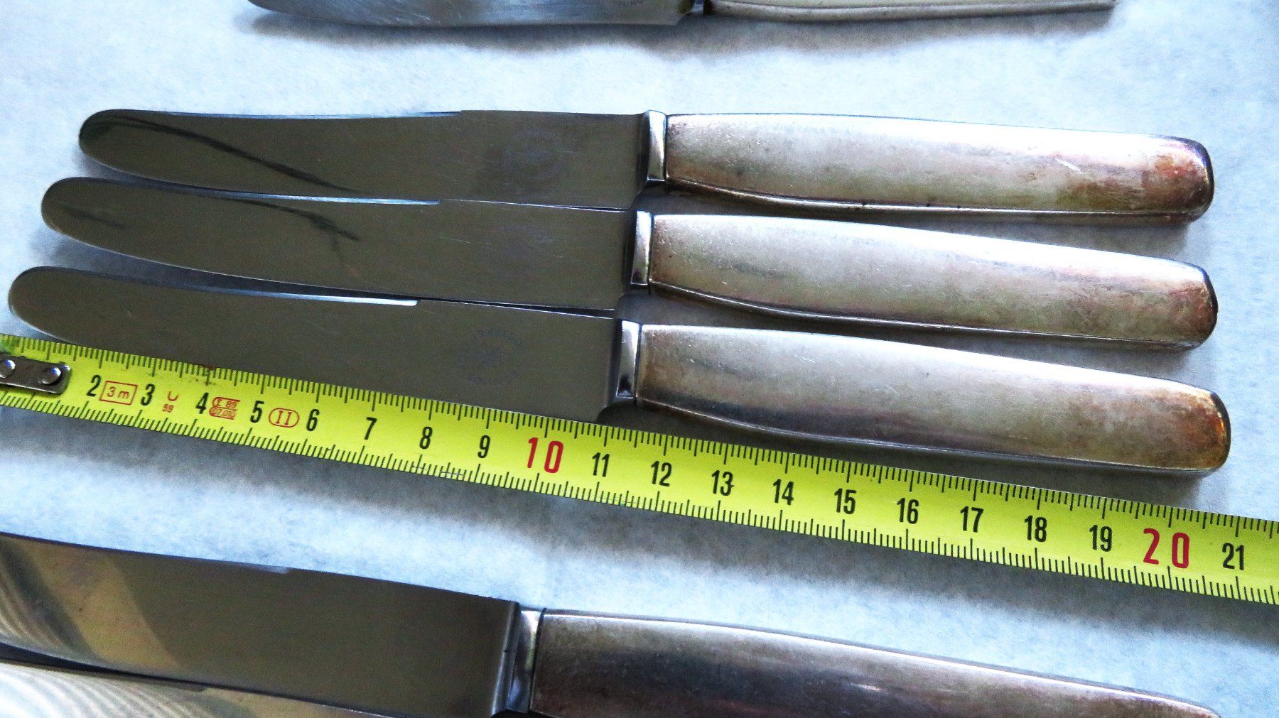 Pott Posate: Vintage Pott Messer Versilbert – Usato da Pfungen venduto da arteo 2