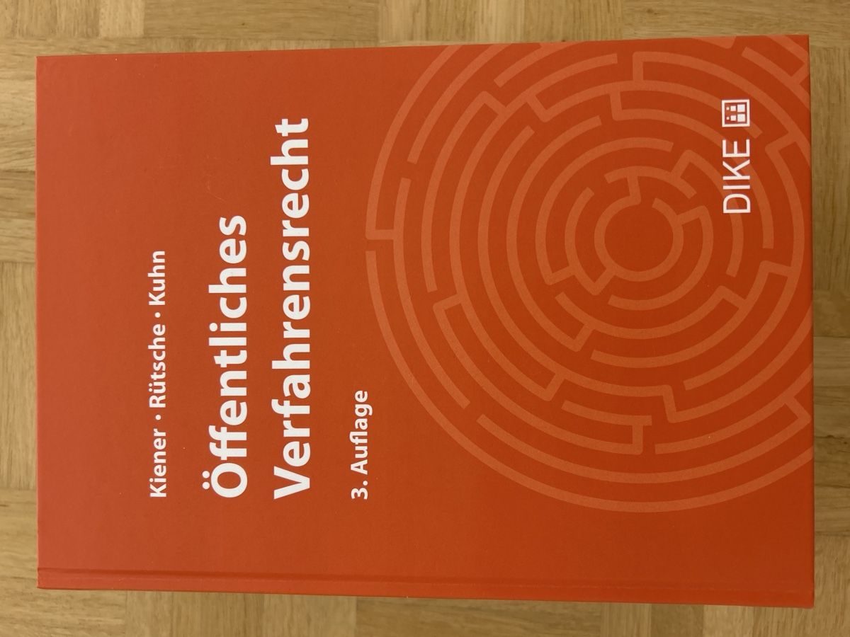 Libri: Öffentliches Verfahrensrecht – Nuovo (secondo la descrizione) da Sissach venduto da tasila01