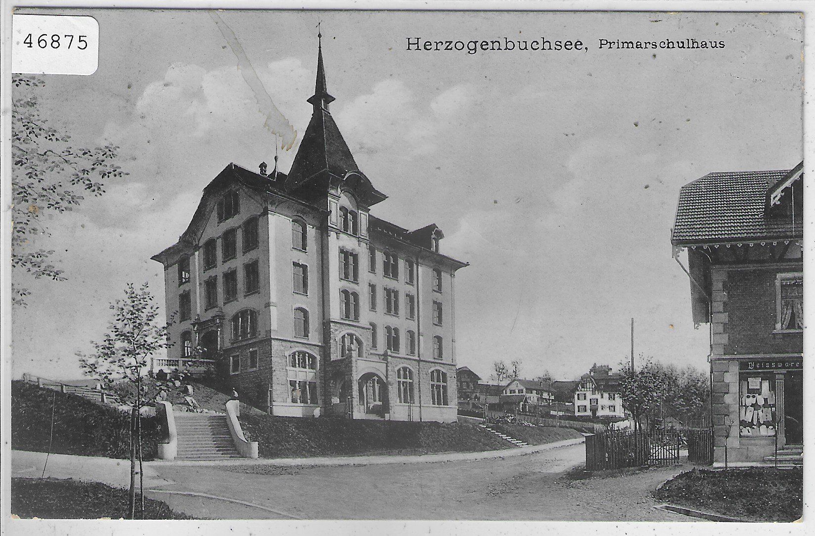 Cartoline postali: Herzogenbuchsee - Primarschulhaus – Usato da Ettingen venduto da Kartenplanet