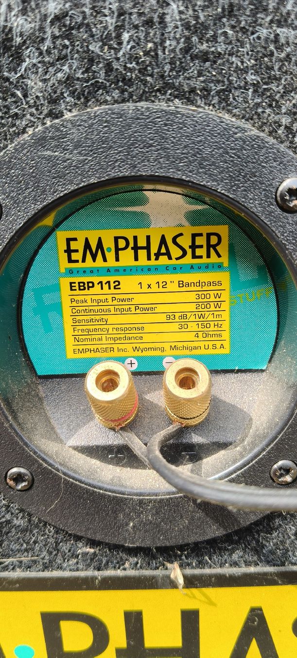 Casse acustiche: Emphaser EBP112 Bandpass-Subwoofer – Usato da Buus venduto da Istari1st 2
