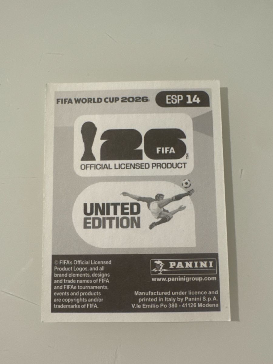 Panini Cartes à collectionner: Panini 2026 Mikel Merino ESP14 – Neuf (Voir description) à Bern par akl_sy9s 1