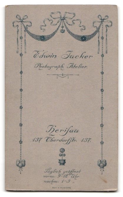 Fotografie & Manifesti: Fotografie Edwin Jucker, Herisau, Oberdo – Usato da Berlin venduto da bartko-reher 1