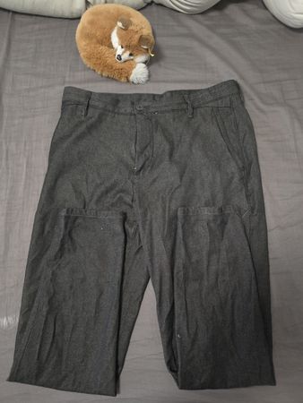 Pantalon Zara Homme Gris Foncé, T. 34, Occasion