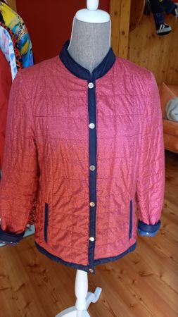 Bonita Steppjacke Grösse 40 blau-pink wendbar guter Zustand