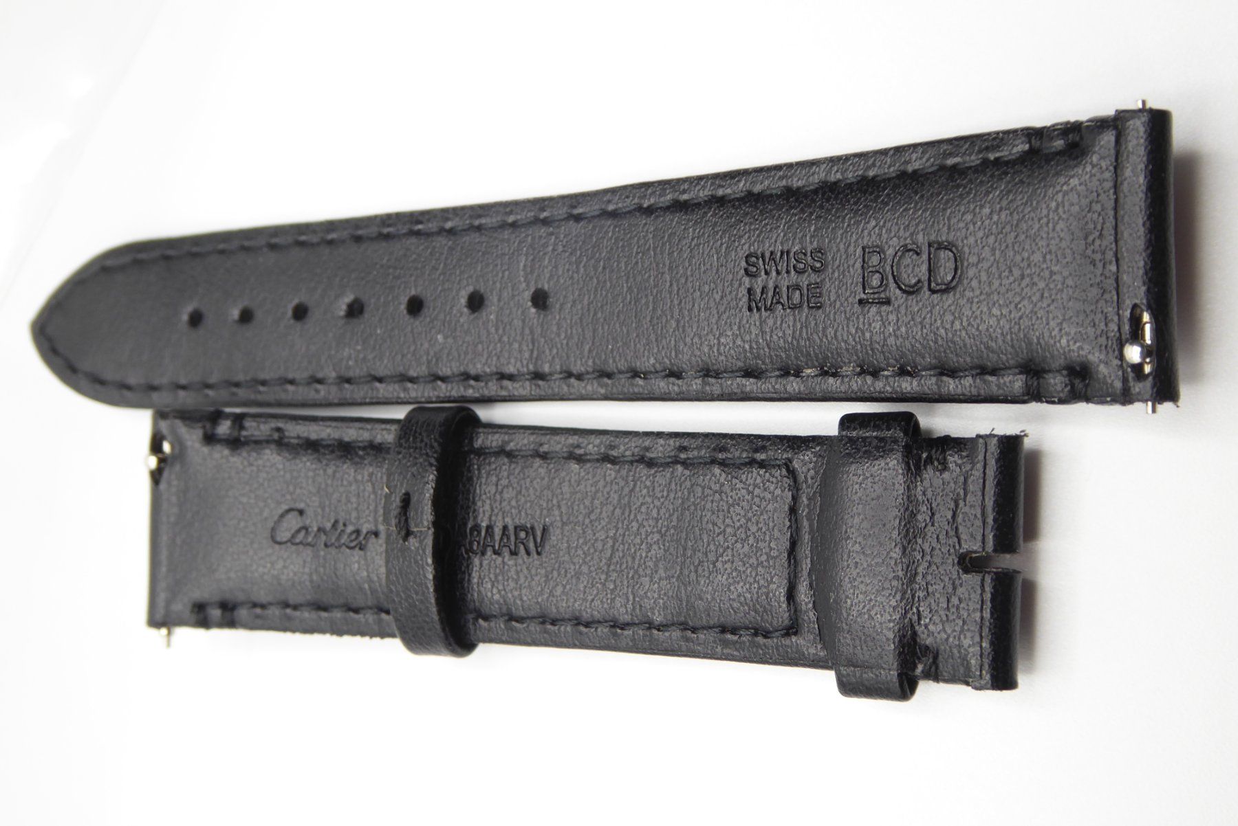Cartier Bracciali & Braccialetti: Cartier black Leather strap 18mm – Nuovo e nell'imballaggio originale da Geneve venduto da adr_xk6n 4