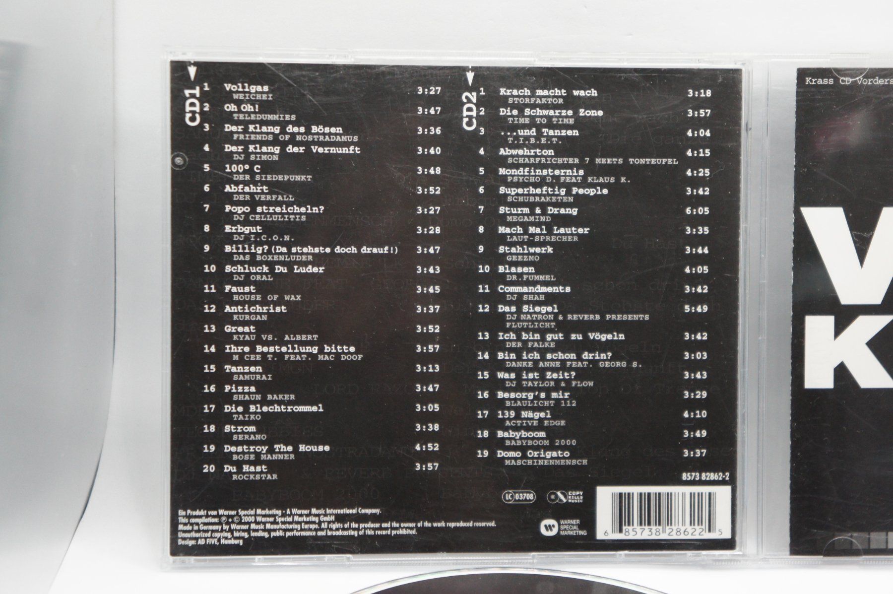 CDs: 2 CD Voll Krass / Trance, Techno, Hard Trance / Weichei uvam – Gebraucht aus Ernetschwil von luisvonerni 1