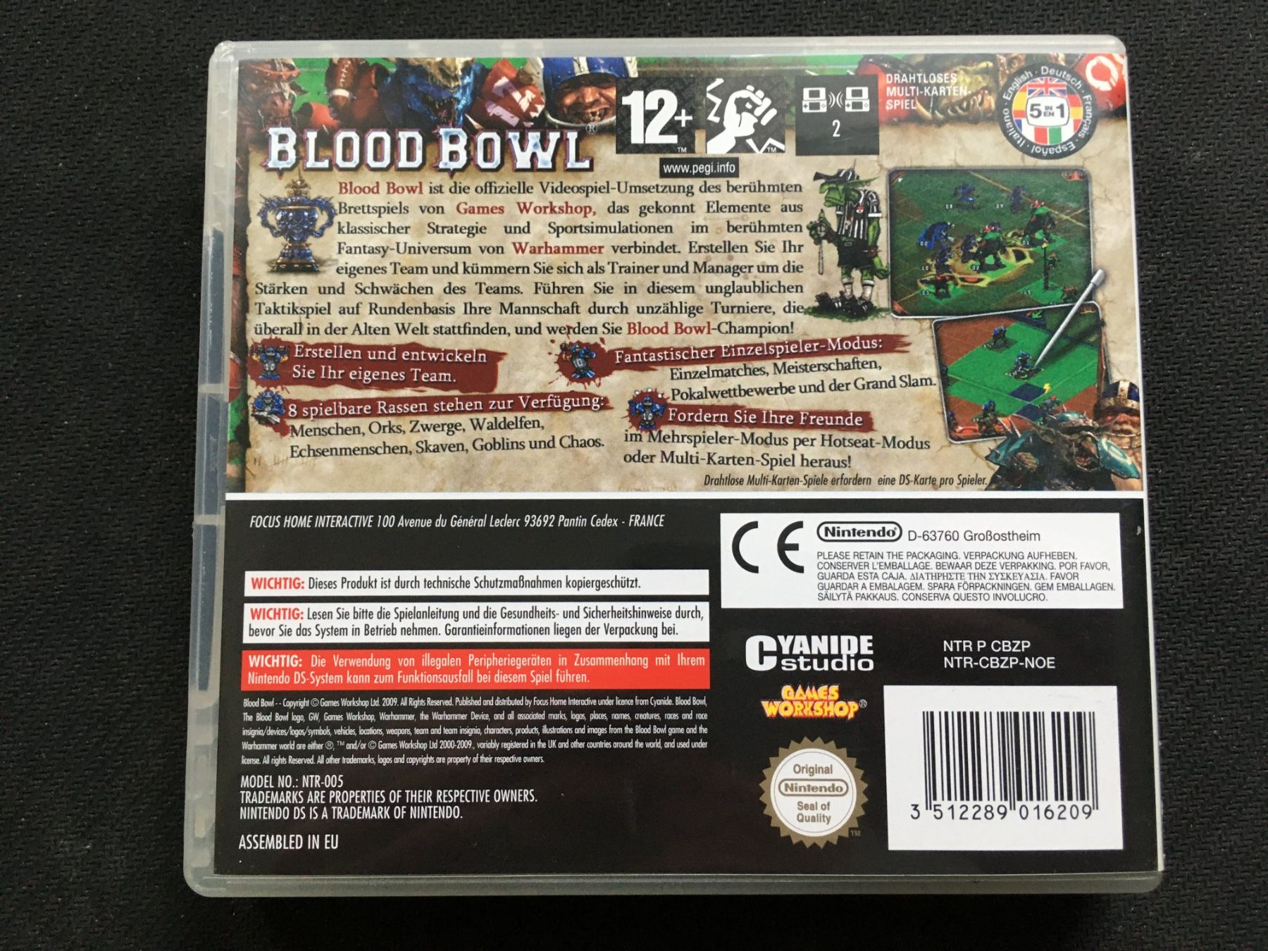 Nintendo Giochi: Blood Bowl - Nintendo DS – Usato da St.Gallen venduto da sjosjo 1