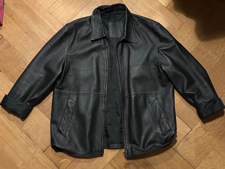 Veste en cuir vintage