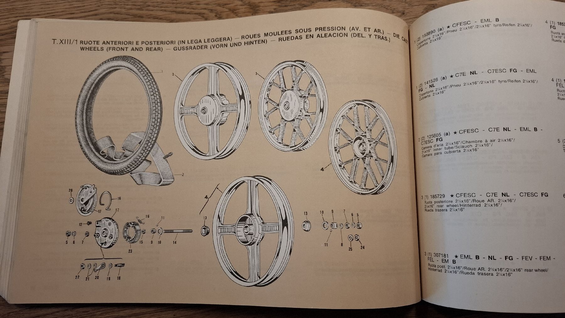 Piaggio Cyclomoteurs: Piaggio Ciao/Boxer/Bravo Ersatzteilkatalog  – D'occasion à Künten par Rocchi71 6