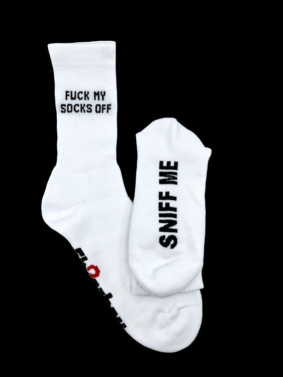 Sk8erboy® SNIFF ME Socks white