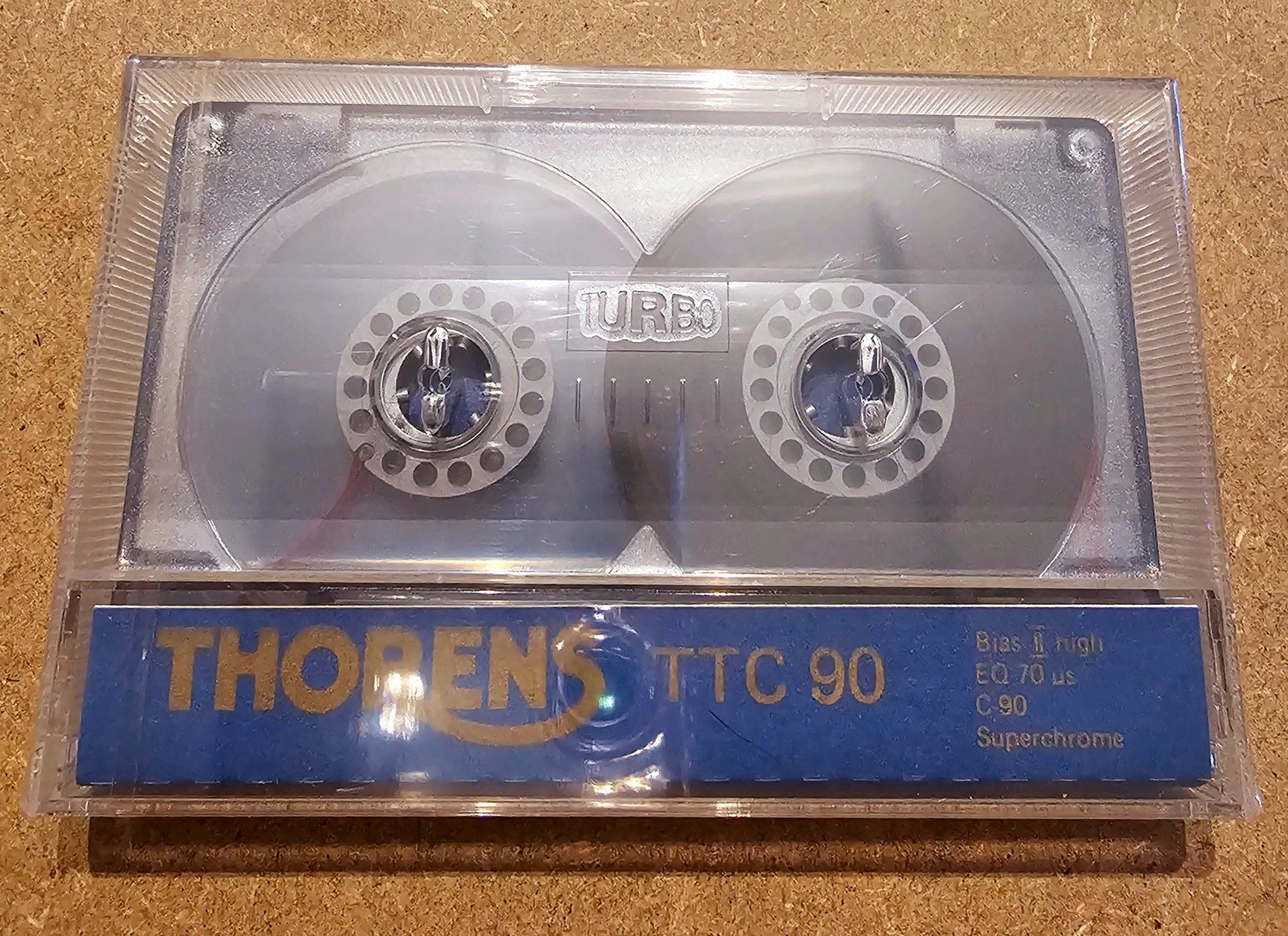 Musicassette: Ultra rares cassettes  THORENS"TTC 90 superchrome" – Nuovo e nell'imballaggio originale da LAUSANNE venduto da Mistersound