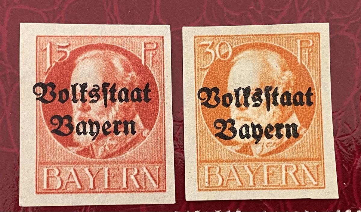 Alle Briefmarken: Timbres Bayern - Allemagne – Gebraucht aus Petit-Lancy von Solcarm 1