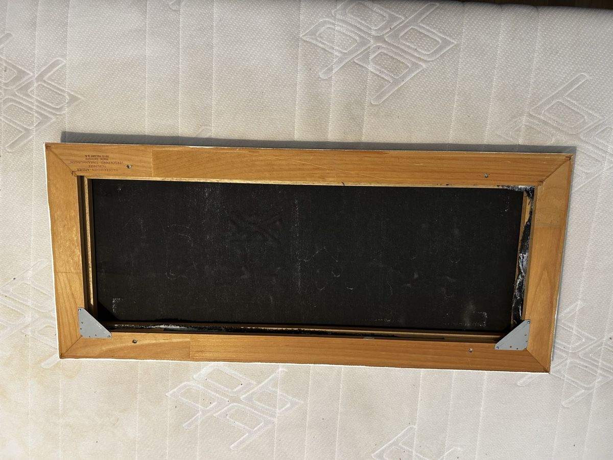Gemälde: Bild mit Handgemachtem Rahmen, blau – Gebraucht aus Merenschwand von Jacqueline99 2