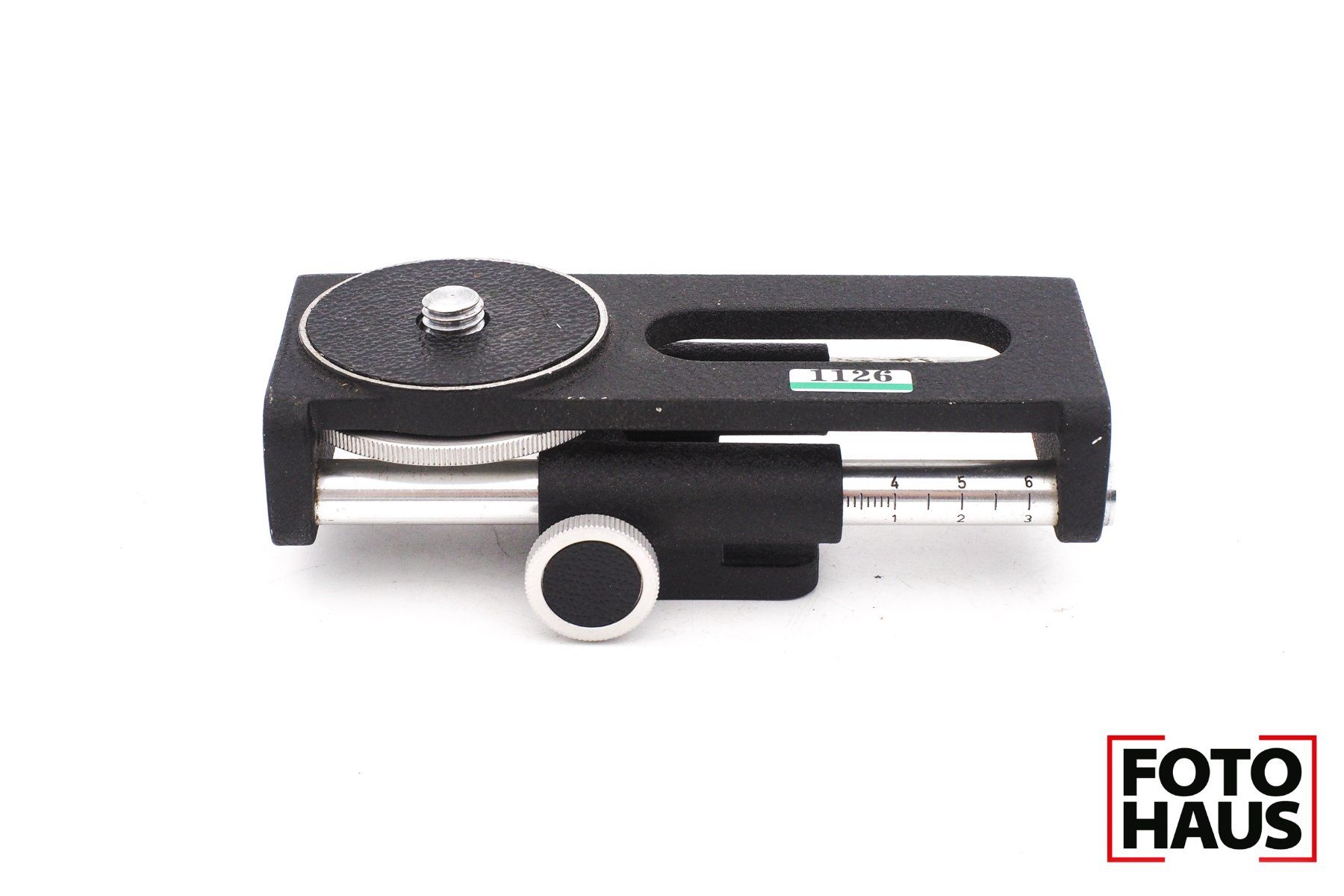 Novoflex Supporti a parete: Novoflex Slider Stativaufsatz 3/8'' 1126 – Usato da Basel venduto da FotohausBasel 1