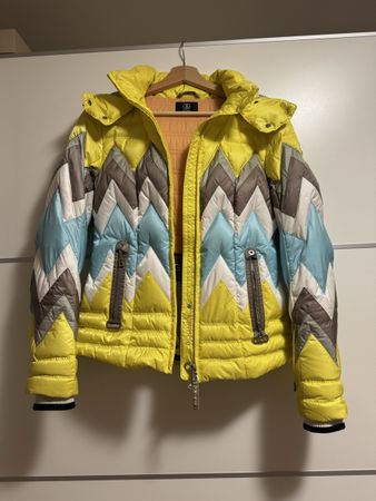 Bogner Skijacke Daunenjacke gelb Gr. XS 34 Winter