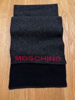 wNEU Moschino Wolle klassischer Schal zweiseitig ICON