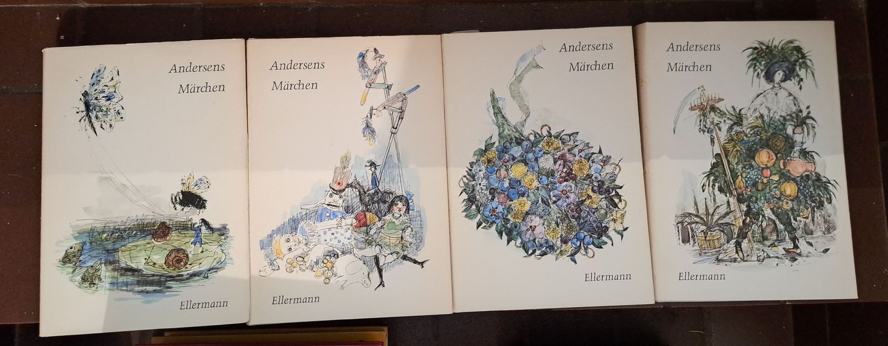 Libri: Andersen's Märchen, Ellermann München, 4 Bände – Usato da Wangen ZH venduto da nad_9h5v
