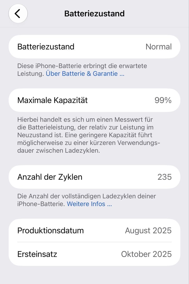 Apple Handys / Smartphones: Apple iPhone 17 Pro Max Silver !! AB 1 FR !! – Gebraucht aus Beinwil (Freiamt) von Zpower 7