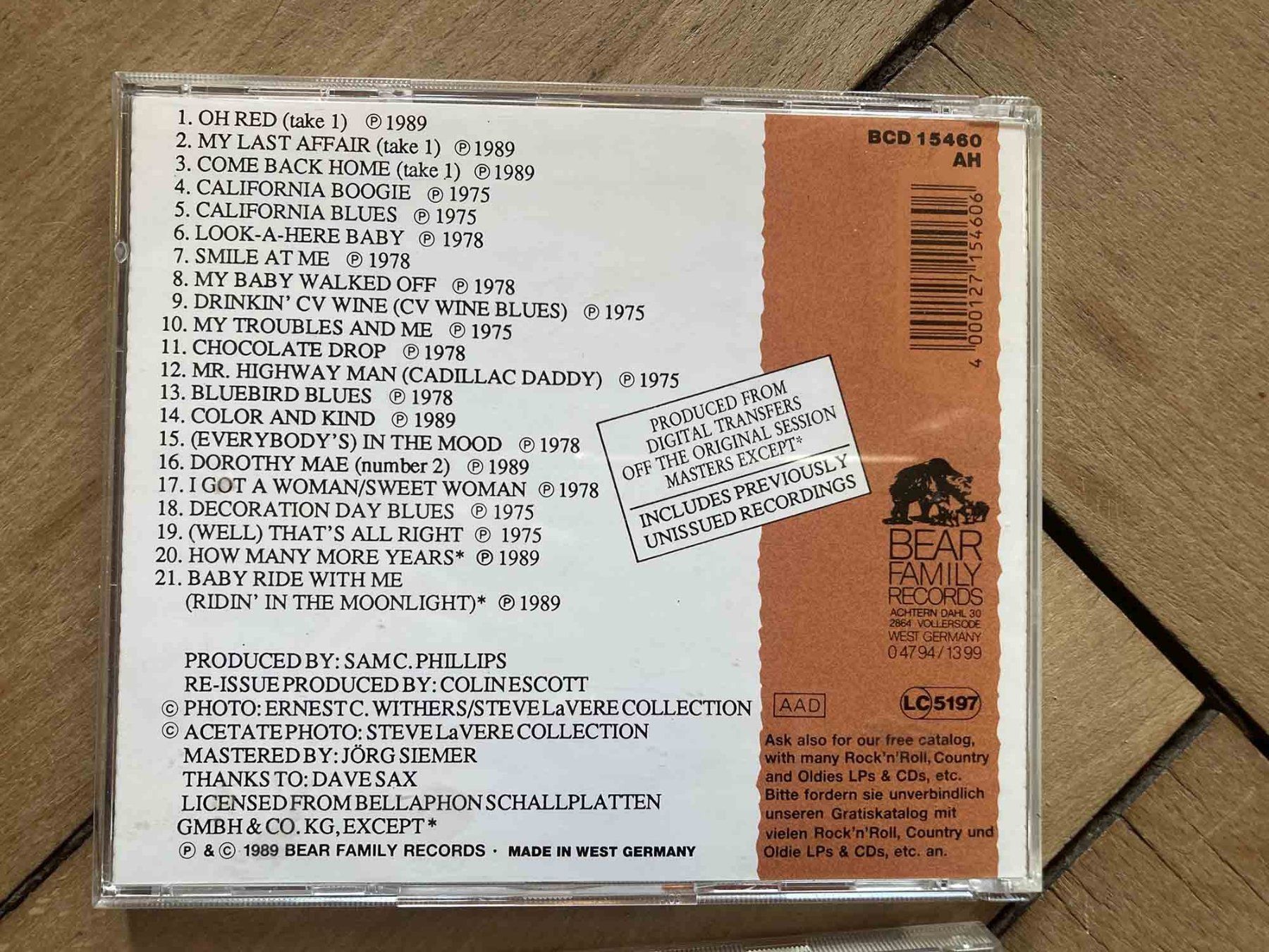 CD: Howlin' Wolf - Devinitive Sun Recordings - 2CDs Bear Family – Usato da Luzern venduto da Needful_Things 2