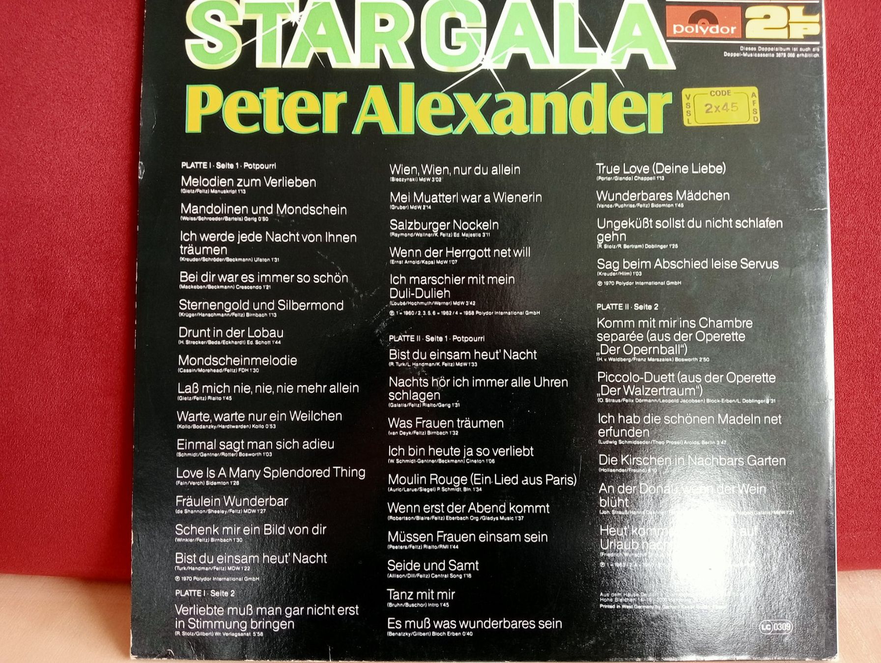 Schallplatten: LP`s von Peter Alexander – Gebraucht aus Grüningen von Urtica 6