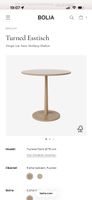 Bolia Turned Table Esstisch Eiche rund 75 cm - NP 1849 CHF