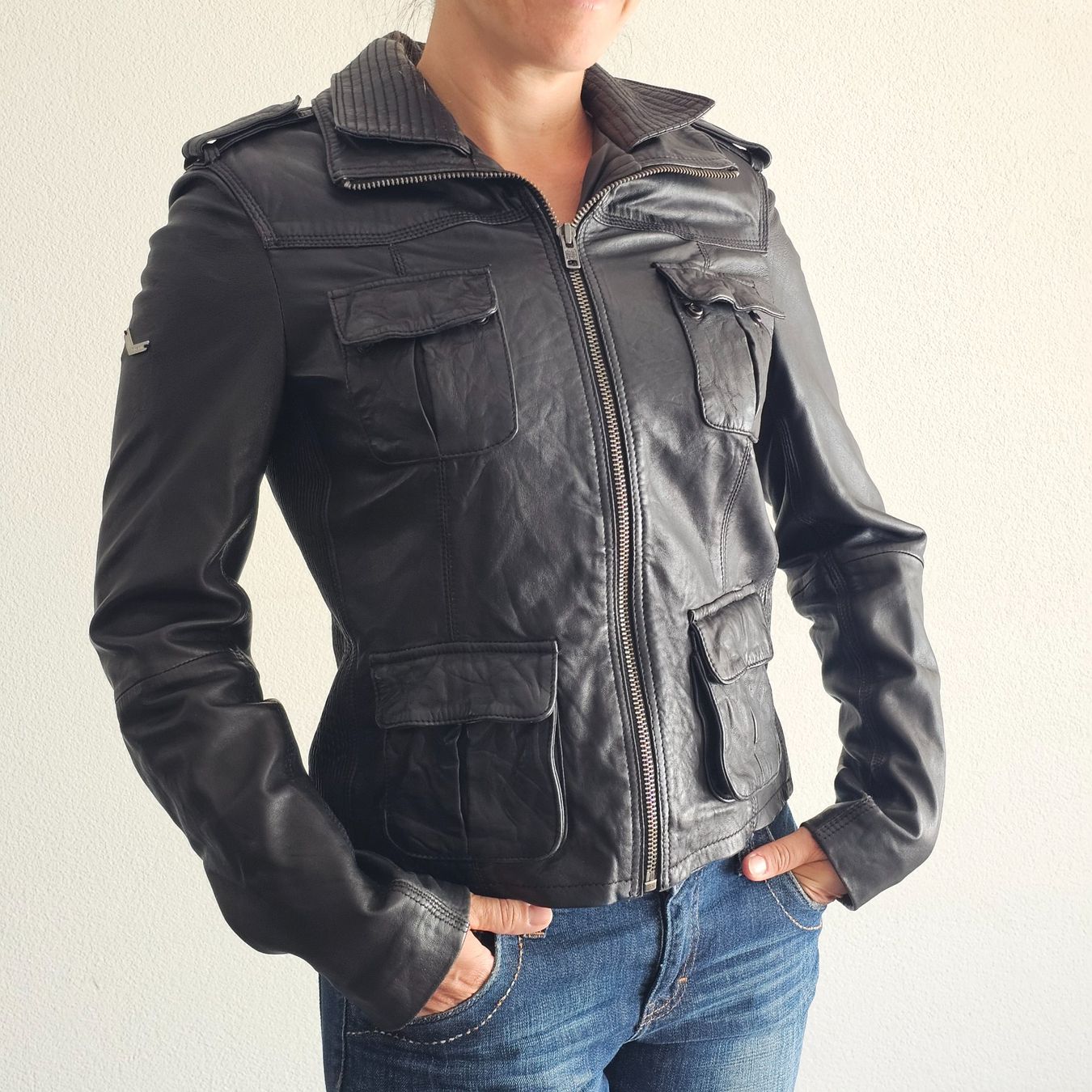 Jacken: Superdry Lederjacke M 100% Originale Damen – Gebraucht aus Matten b. Interl von Vanilla8