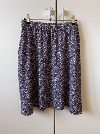 Rock Marc O'Polo Denim geblümt Viskose Grösse S neuwertig