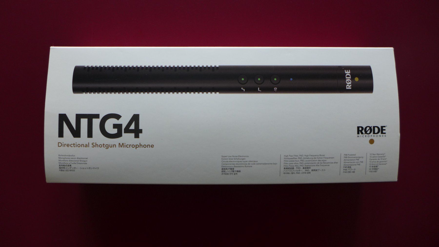 Røde Microfoni: Mikrophon Shotgun Rode NTG4 – Nuovo (secondo la descrizione) da Rapperswil SG venduto da Vespinone