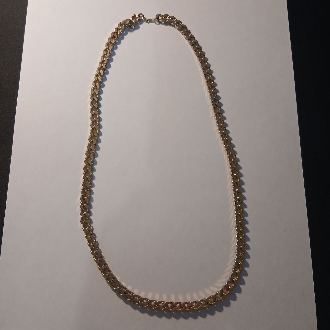 Catenine: Gold Plated Chain Necklace – Usato da Genève venduto da Aleksa_N
