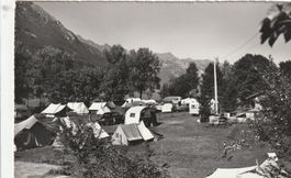 Böningen-Interlaken-T.C.S. Camp--Karte gelaufen 1965