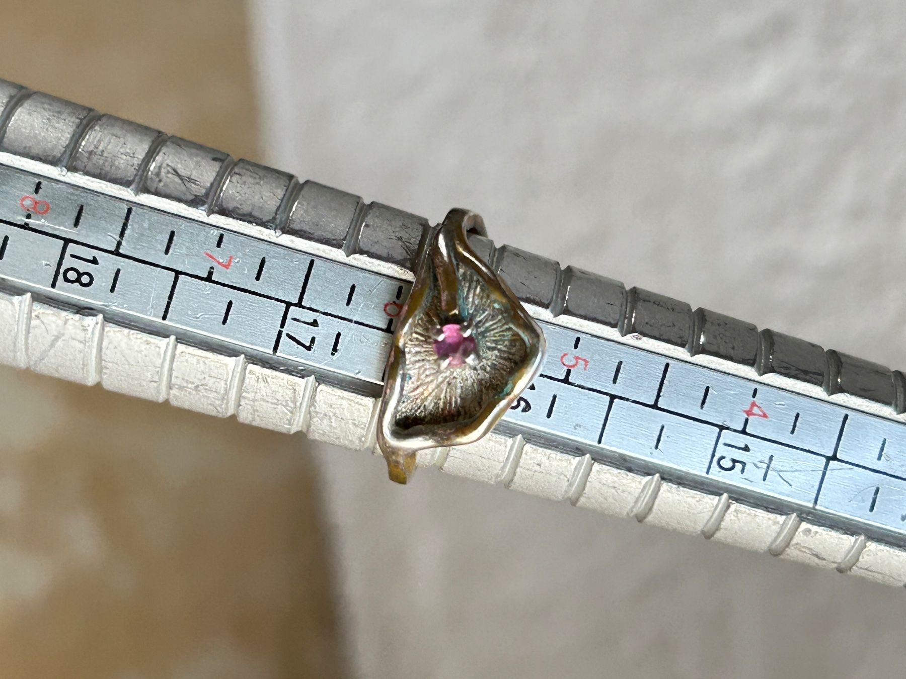 Anelli: Silberring FLOWER Unikat Gr. 51 Handarbeit – Usato da Laufen venduto da belleskulptur 5