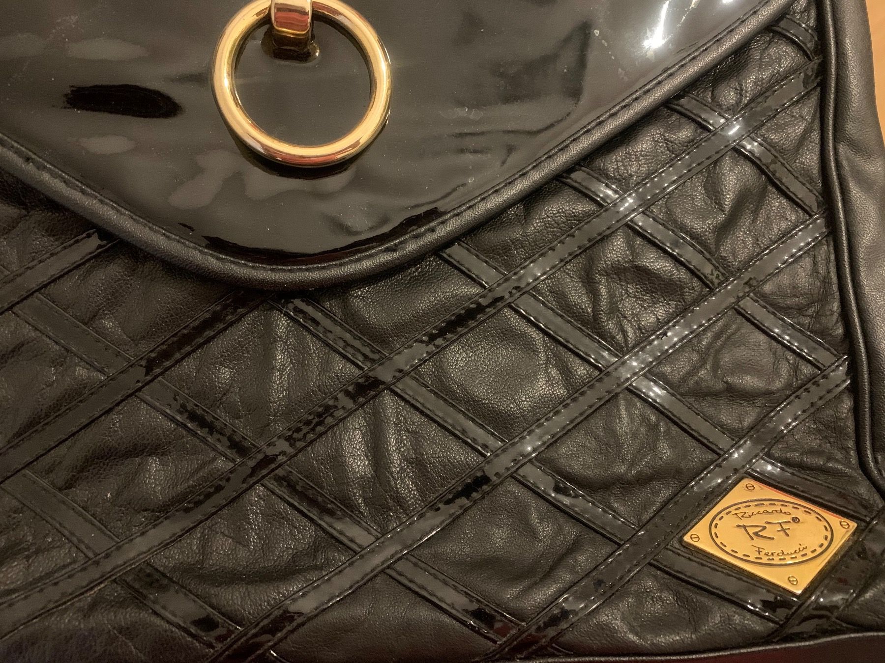 Borse da donna: Leder/Lack Handtasche – Usato da Bern venduto da Anna1235 6