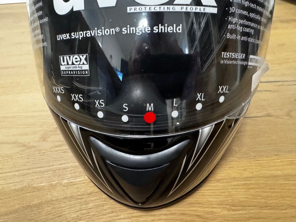 Casques & visières: Motorrad-Helm UVEX Flash – Neuf (Voir description) à Marbach SG par Gargamel73 2