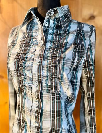 Schöne Damenbluse von STREET ONE - Handcraft, Gr. 36
