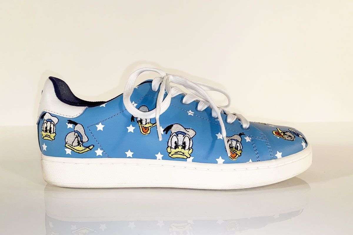 Scarpe da donna: Moaconcept Donald Duck Sneakers hellblau Gr. 39 – Usato da Ballwil venduto da ClassicGallery