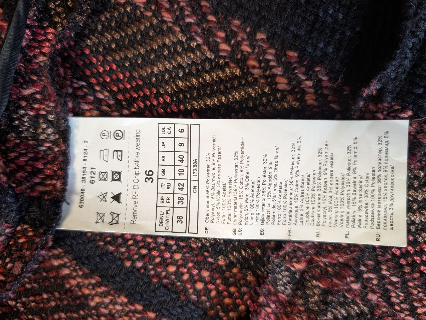Gerry Weber Jacken: Gerry Weber Jacke Bouclé bunt – Gebraucht aus Bernhardzell von car_p8g9 5