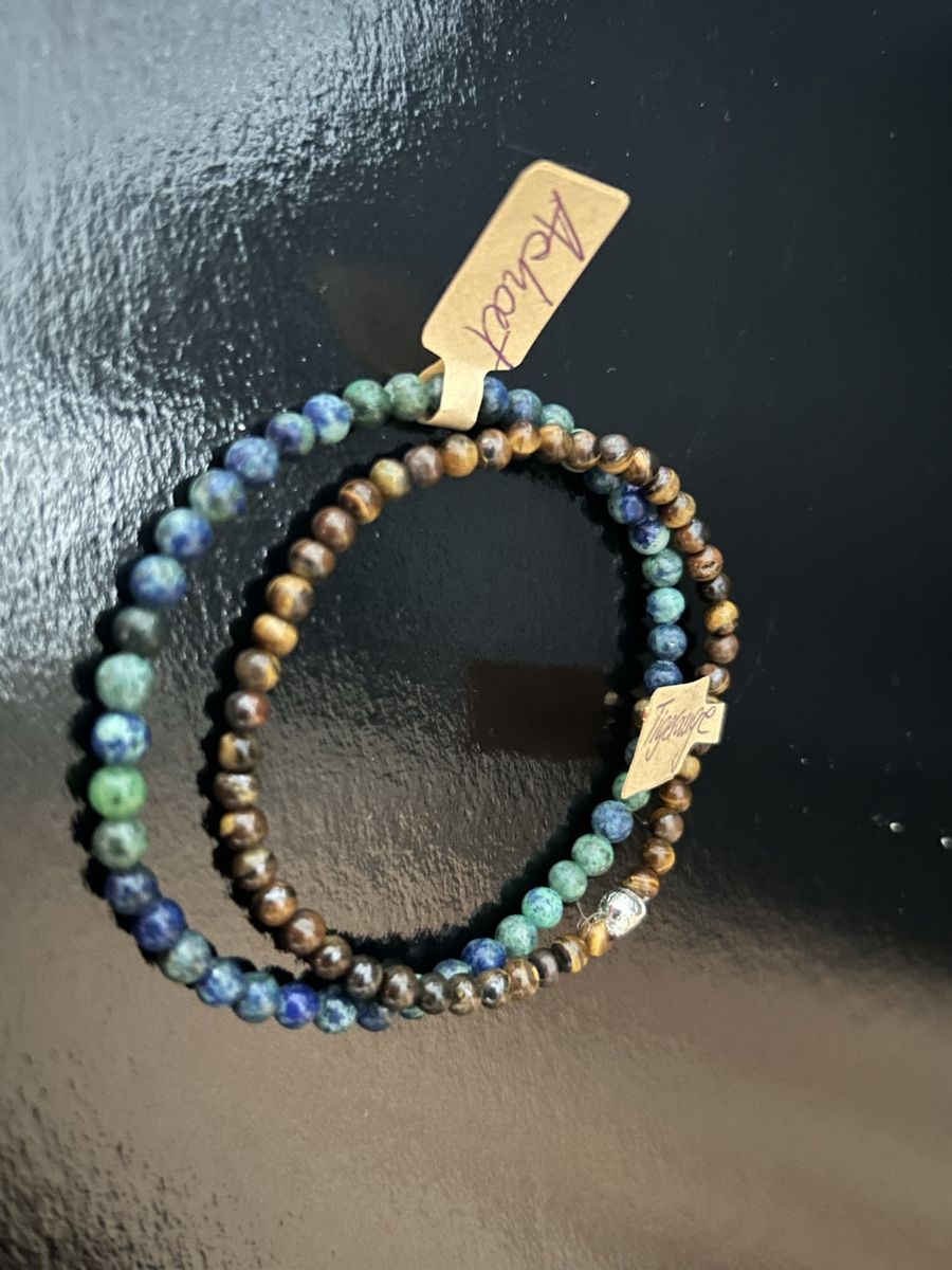Bracelets: 2-er Set Armbänder 4 mm( set 8) – Neuf (Voir description) à Triengen par zomavesu 1