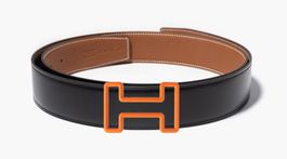 Ceinture Hermès H Tonight réversible noir/Gold – Taille 110