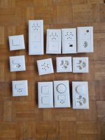 Div. Dimmer, Steckdosen und Schalter