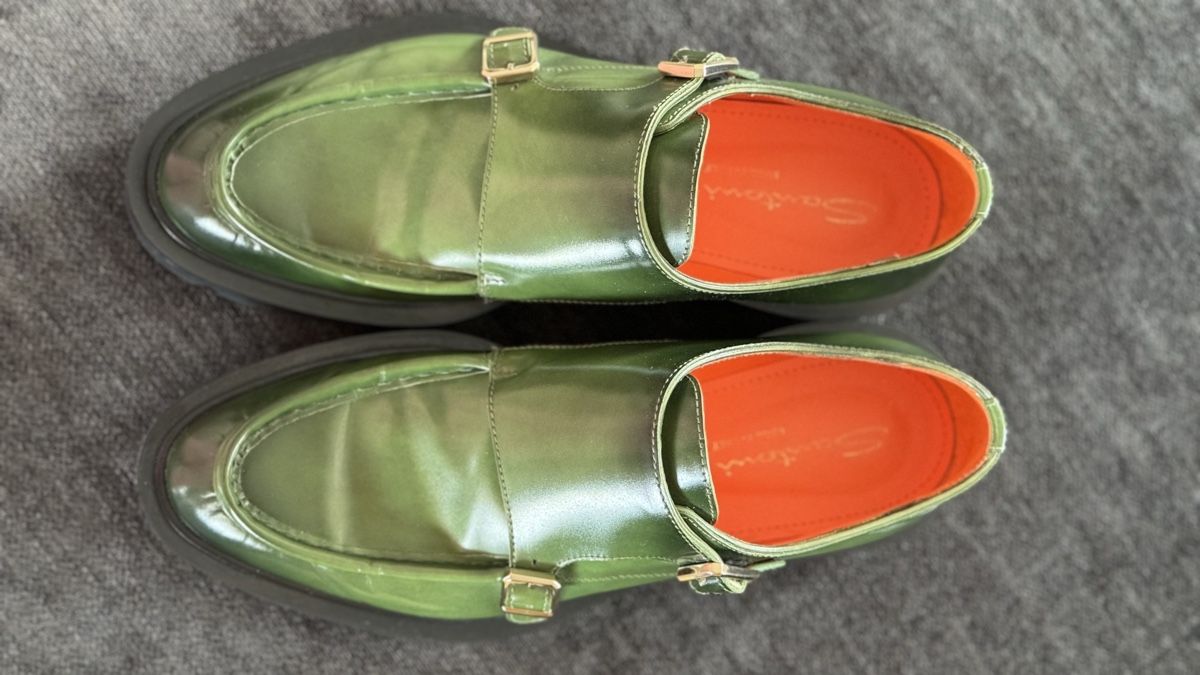 Santoni Scarpe da donna: Santoni Monk grün Grösse 39 – Nuovo (secondo la descrizione) da Steinach venduto da Pumuckeli1 2