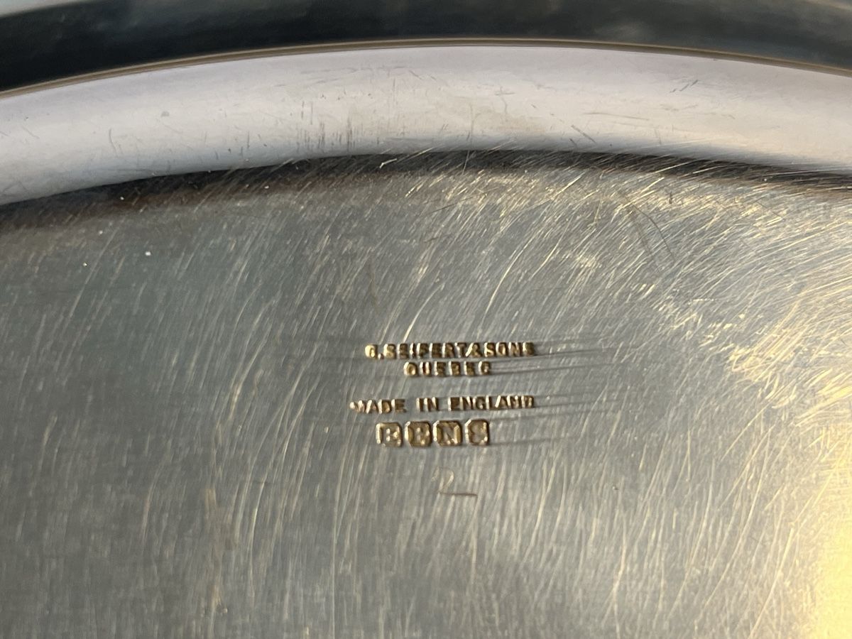 Piatti di portata: Plat de présentation  en métal plaqué argent – Usato da Lausanne venduto da joltei 4