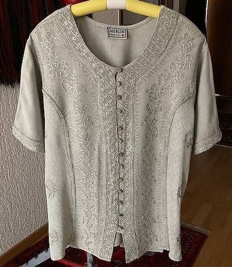 Camicette: Damen Bluse geknöpft – Usato da Ostermundigen venduto da makra48 1