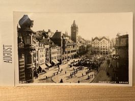AK Basel Marktplatz ( früher )